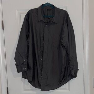 Charcoal Button-Up Shirt